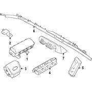 Seat Air Bag <br>The inflator Module mounted to a vehicles Ft housing Side impact -