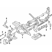 Instrument Panel Crossmember Bracket <br>Bracket For the Cover Dash