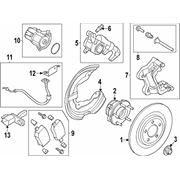 Bracket Brake Hose Support - Right, Rear