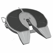 Fifth Wheel, HLDFW33, OB ILS, 12 in, 7.12 in, XL80