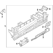 REINFORCED bracket Reinforcement - Right, Passenger