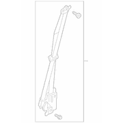 Seat Belt Lap and Shoulder Retractor Pretensioner - Right, Front