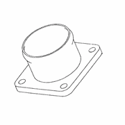Heat Exchanger Inlet Tube Assembly - S60 Marine