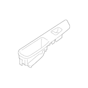 Door Window Switch Bezel Housing - Left, Rear (Limited)