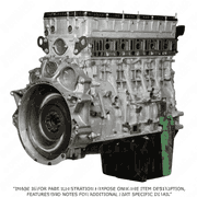Long Block Plus - HDEP, GHG14, DD13, Front Sump Exchange