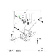 ANTENNA,THEFTPROOF CONTROL UNIT 1