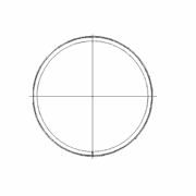 Steel Top Compression Ring for Crankshaft - 2.5mm
