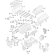 Engine Piston And Pin - Left 3.5L (Police)