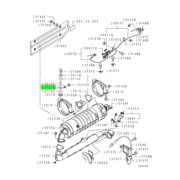 BRACKET,EXHAUST TAIL PIPE 1