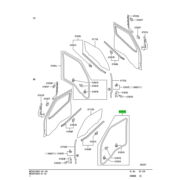 WEATHERSTRIP,FR DOOR OPENING,RH 1