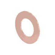 Copper Washer - 22.86 x 12.70 mm - 8.2L
