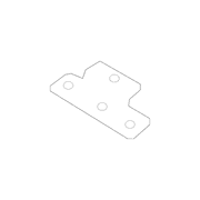 Roof Side Rail Reinforcement Bracket - Left, Inner