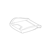 Seat Cushion Foam Heating Pad - Left, Front