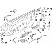 Control Door Actuator Motor - Left, Front