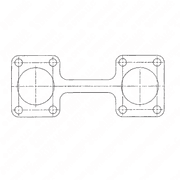 Exhaust Manifold Gasket - S60 14L DDEC IV