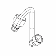 Turbo Coolant Tube Assembly for S60 14L EPA07