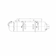 Vertical Inlet DOC Module for S60 (12-inch ATU, 10-inch INLET)