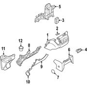 Instrument Panel Storage Compartment Bracket Support