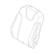 Seat Back Cushion Heating Pad - Left, Front