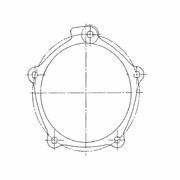 Gasket for Access Drive Hole, S60 14L DDEC IV