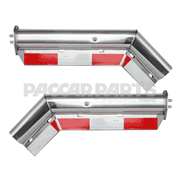 27" MUDFLAP HNGR,SS,ANG,CONSP,PR,1-1/8"