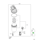 ELEMENT KIT,FUEL FILTER 1