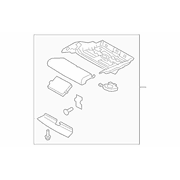 Onyx Seat Frame <br>Seat Base Cushion - Front