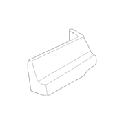 Seat Track Cover Shield - Front