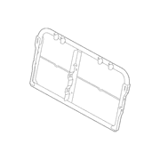 Seat Back Frame Retaining - Left, Rear,