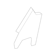 Seat Back Latch Cover Recliner Adjustment Mechanism - Left, Rear (Low, SEL)