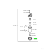 NUT,WATER SEPARATOR 1