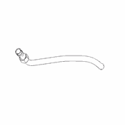 Turbo Water Outlet Tube Assembly (Long) 593.9mm