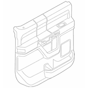Door Interior Trim Panel - Right, Rear (Phantom/Raptor)