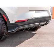 Mustang Mach-E 2021-2025, Air Design® Satin Black Rear Bumper Fascia Diffuser Kit