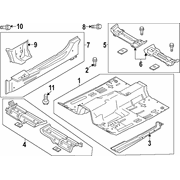Floor Pan Crossmember COUPE (CONVERTIBLE)