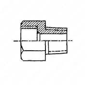 Adapter, 3/8-18 Thread