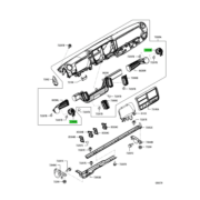 GRILLE,INSTRUMENT PANEL SIDE AIR OUTLET 1