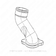Elbow Thermal Housing - Horizontal, S60 14L EPA07