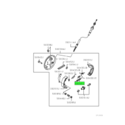 SPRING,PARKING BRAKE SHOE ADJUSTER 1