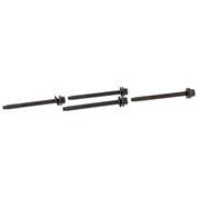 Flanged Hex Head Bolt - M6, Front