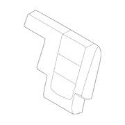 Seat Back Cushion Cover - Left, Rear