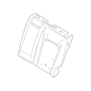 Seat Back Cushion Pad - Left, Rear