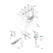 SNAP RING,FUEL INJECTION NOZZLE 1