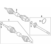 Circlip - 30.5MM, Front, Inner 2.7L