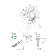 CLAMP,FUEL INJECTION TUBE 1