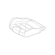 Seat Cover Cushion - Left, Front (GT, GT Feature Car)