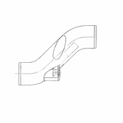 Oil Cooler Inlet Tube Assembly for S60 14L DDEC IV