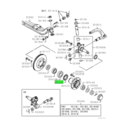 ROTOR,FR WHEEL HUB ABS 1