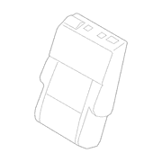 Seat Back Cushion Cover - Rear, Center