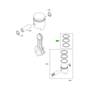 RING SET,PISTON 1